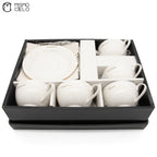 10 piece White Tea Cup set