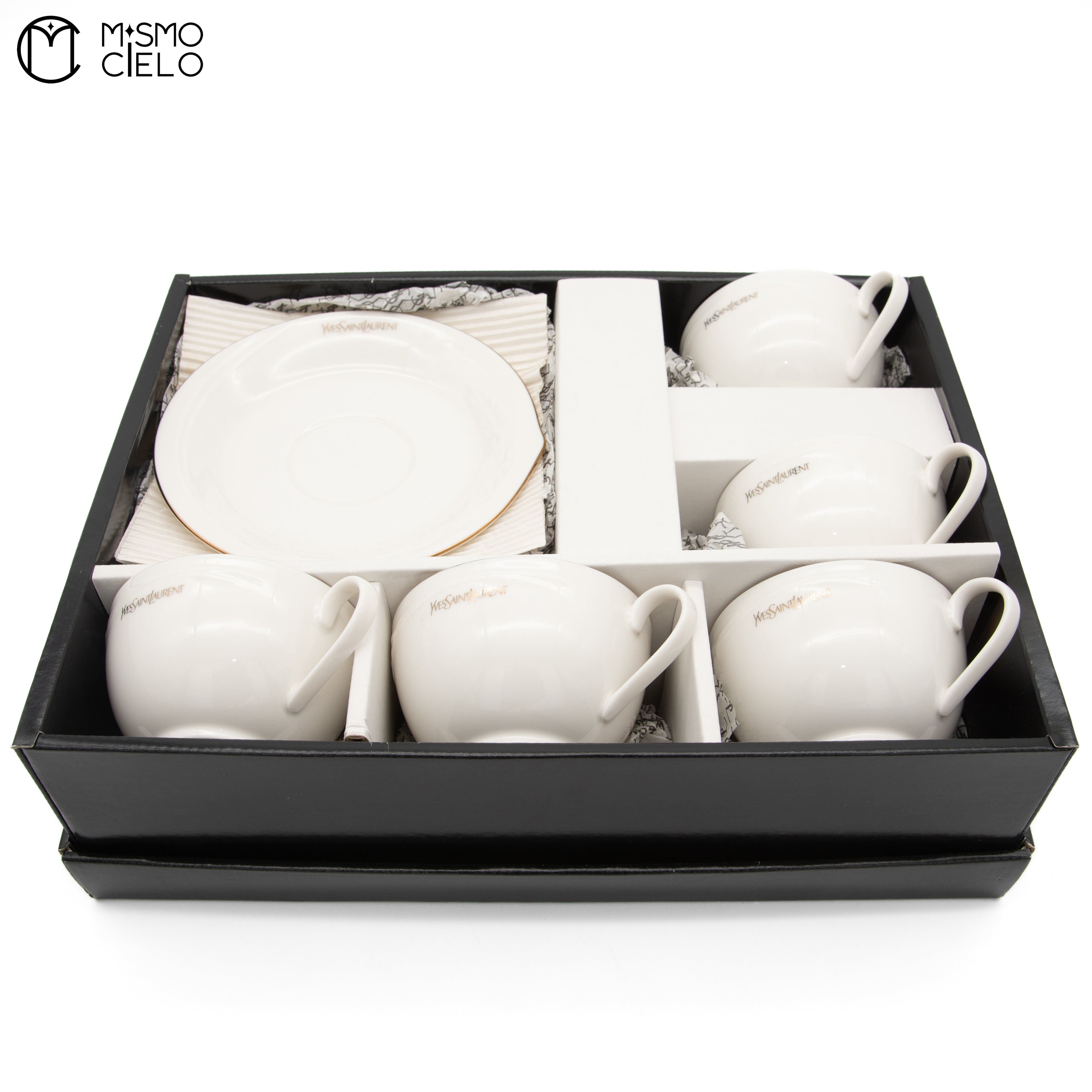 10 piece White Tea Cup set