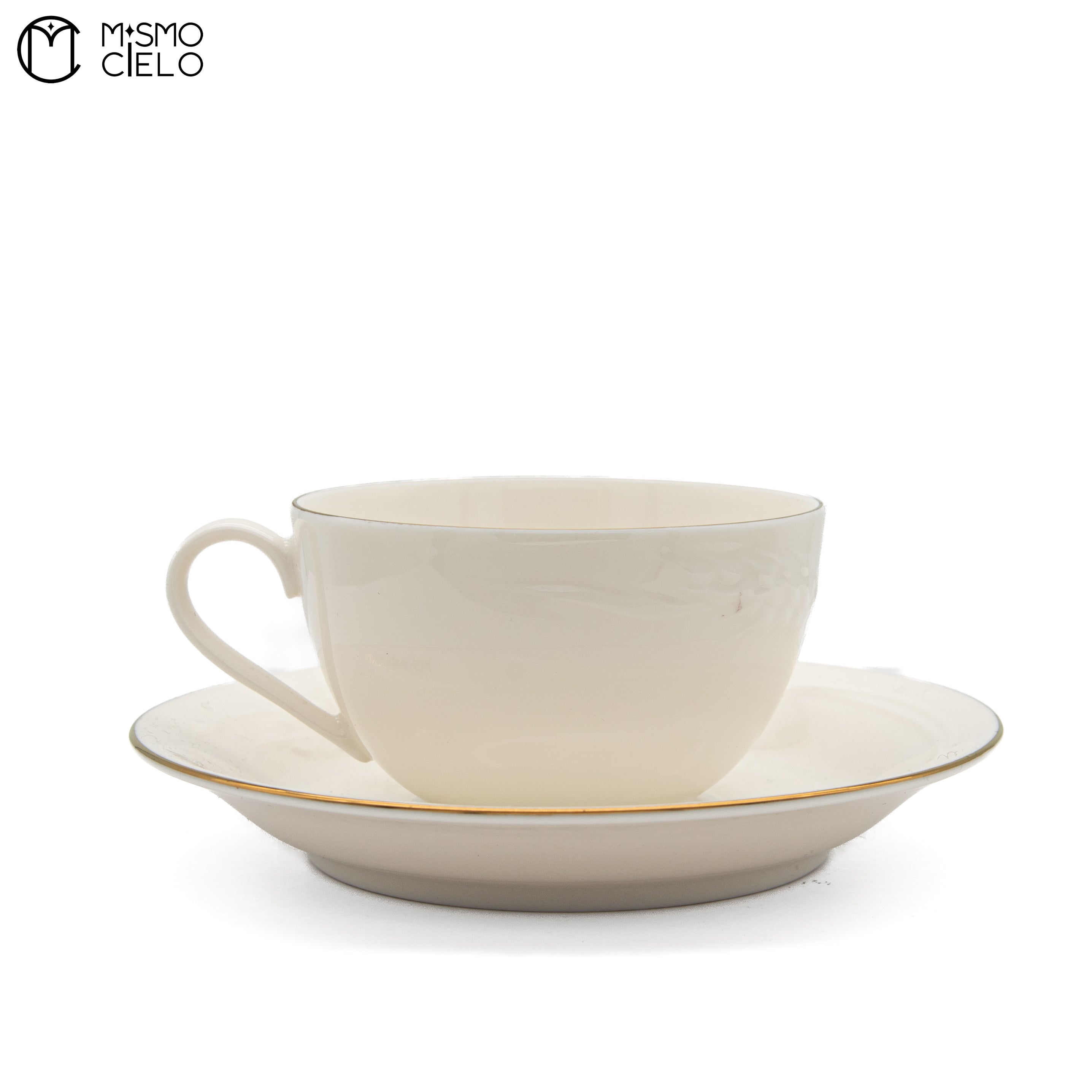 10 piece White Tea Cup set