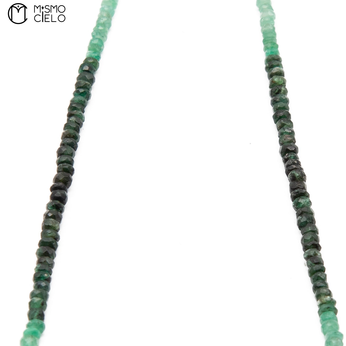 MY BEADS JOYAS Natural Emerald and Gold Filled