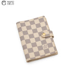 Small Damier Azur Ring Agenda