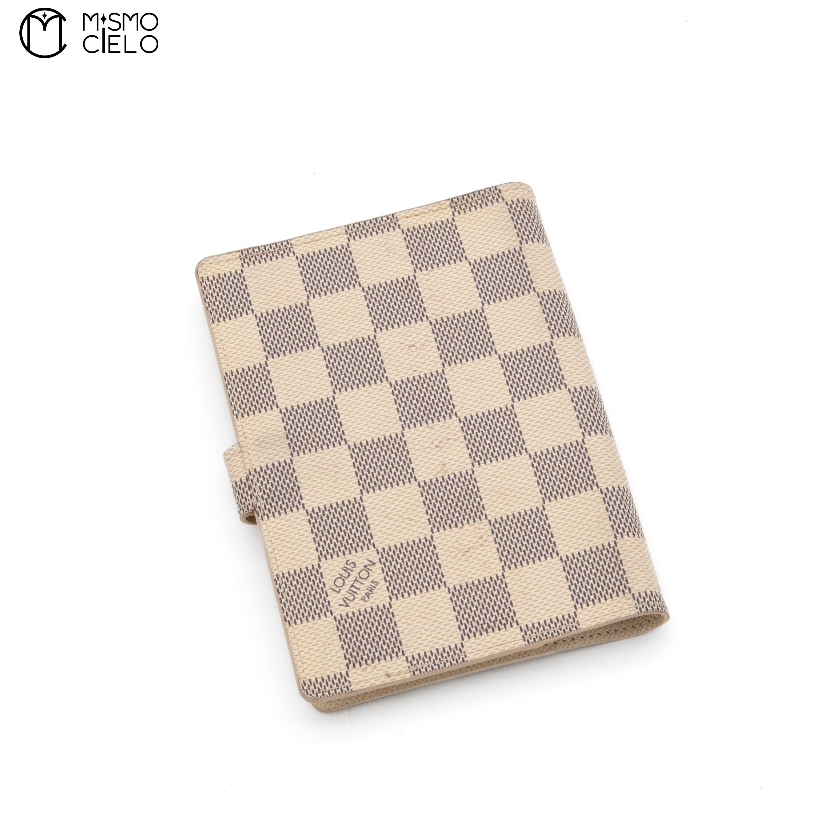 Small Damier Azur Ring Agenda