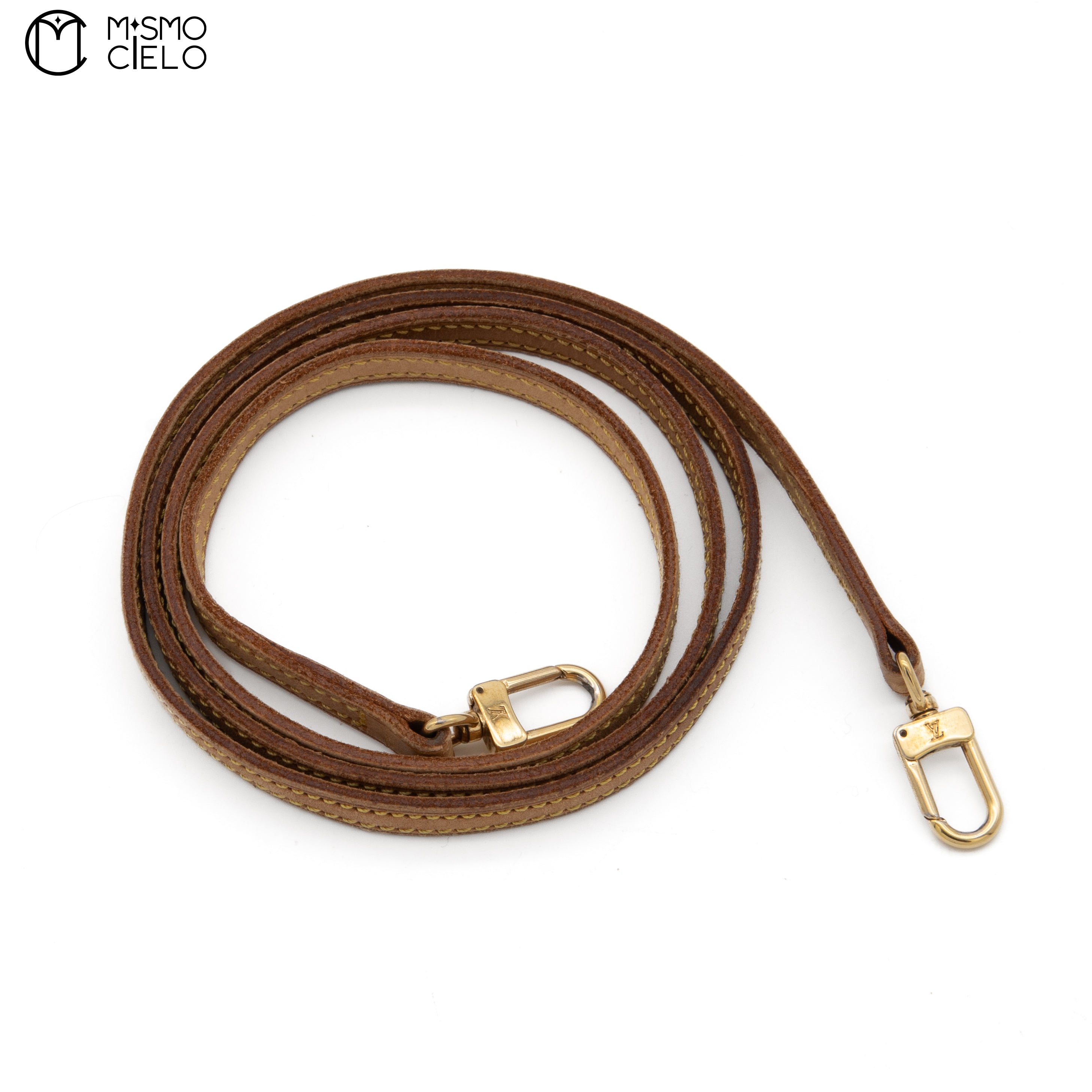 LOUIS VUITTON Leather Strap 120 x 1.2cm