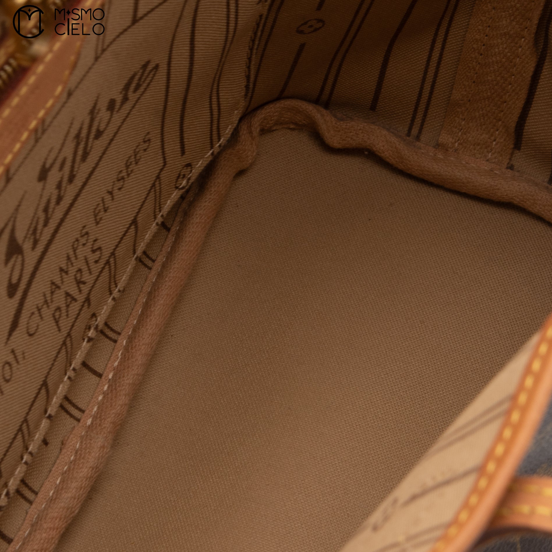 Neverfull PM Brown Monogram Beige