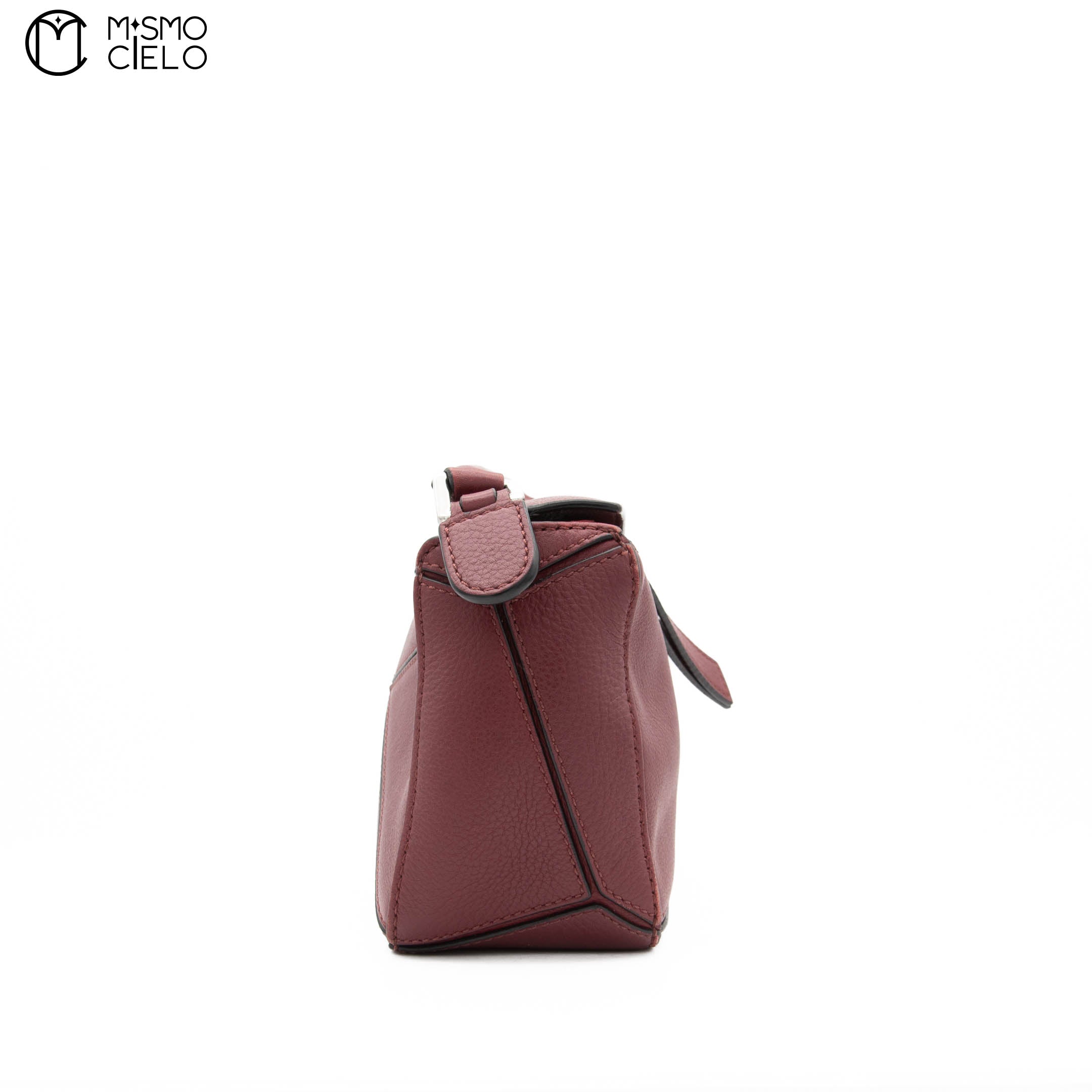Burgundy Mini Puzzle Shoulder Bag