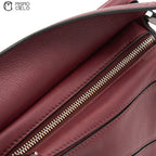 Burgundy Mini Puzzle Shoulder Bag