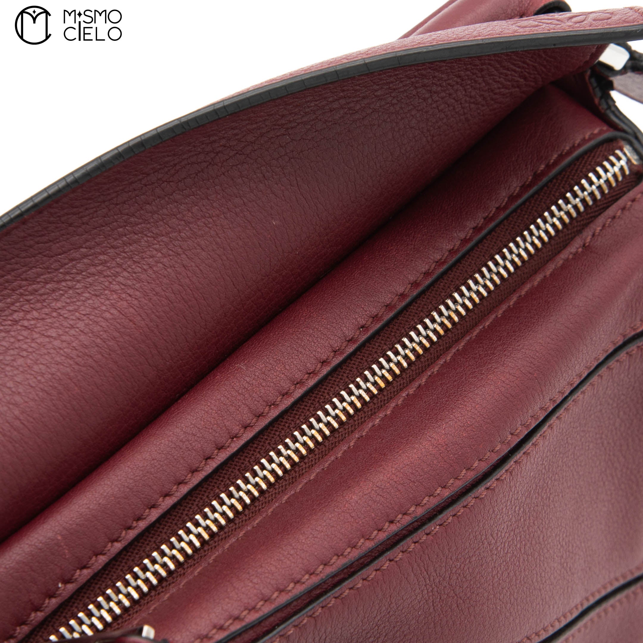 Burgundy Mini Puzzle Shoulder Bag