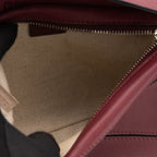 Burgundy Mini Puzzle Shoulder Bag