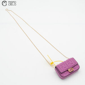 Fuscia Zucca Nano Bucket Shoulder Bag *