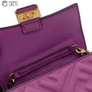 Fuscia Zucca Nano Bucket Shoulder Bag *