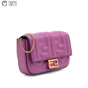 Fuscia Zucca Nano Bucket Shoulder Bag *