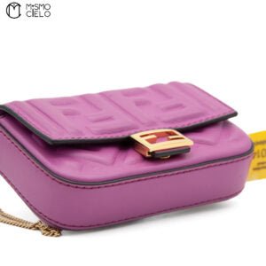 Fuscia Zucca Nano Bucket Shoulder Bag *