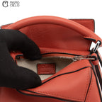 LOEWE Orange Nano Puzzle Shoulder Bag GC