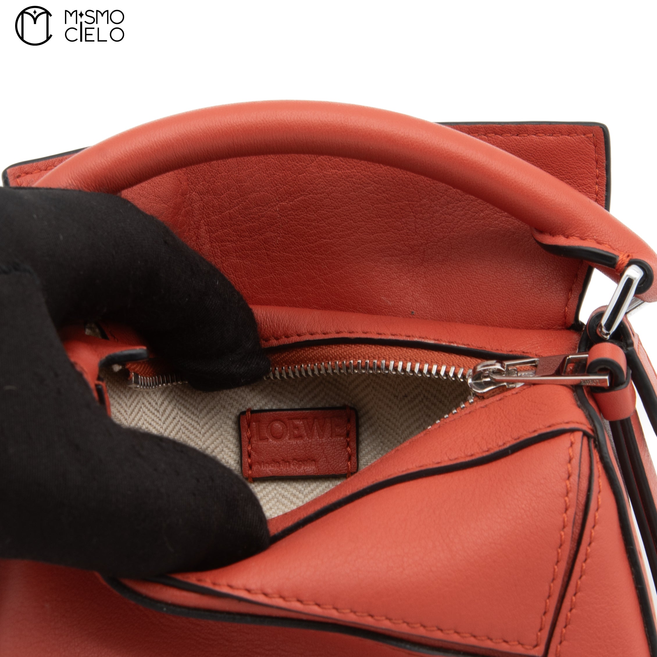 LOEWE Orange Nano Puzzle Shoulder Bag GC