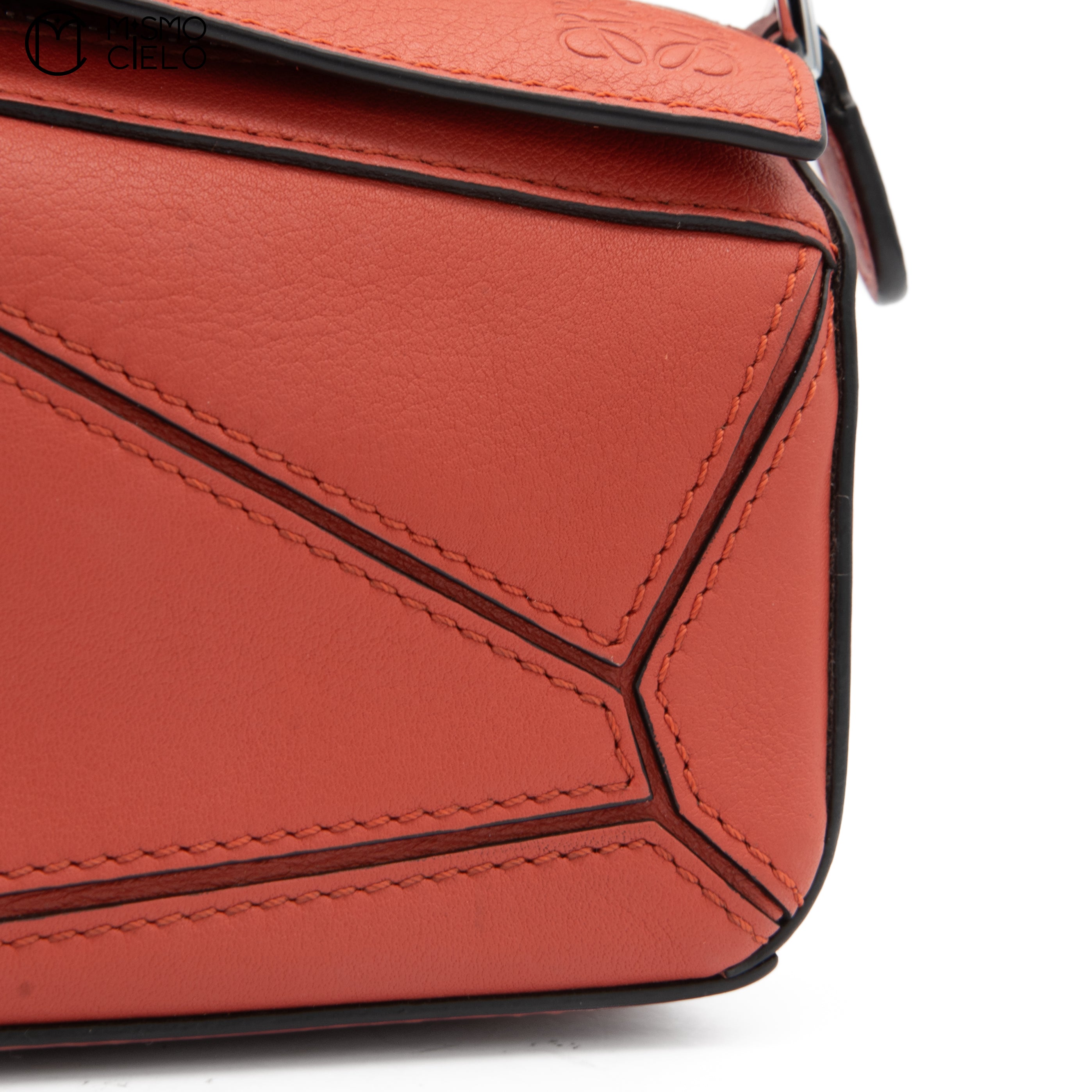 LOEWE Orange Nano Puzzle Shoulder Bag GC