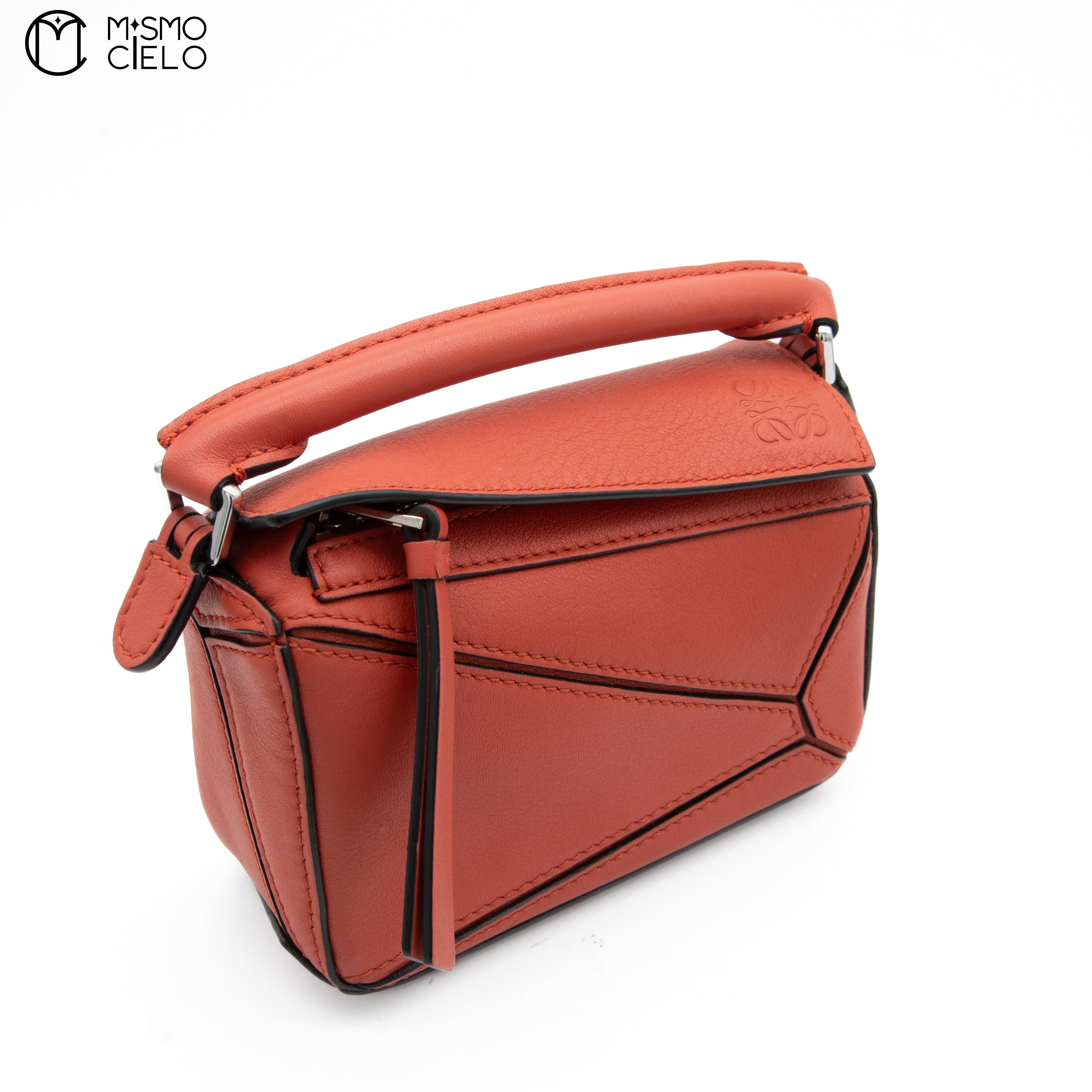 LOEWE Orange Nano Puzzle Shoulder Bag GC