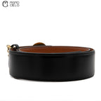 Black And Gold Chain Lock Belt