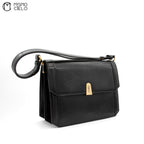 Black Lizard Shoulder Bag