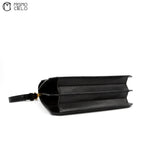 Black Lizard Shoulder Bag