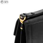 Black Lizard Shoulder Bag