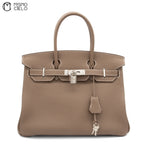 Authentic Birkin 30 Etoupe Togo Handbag