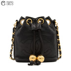 Lambskin Bucket Shoulder Bag