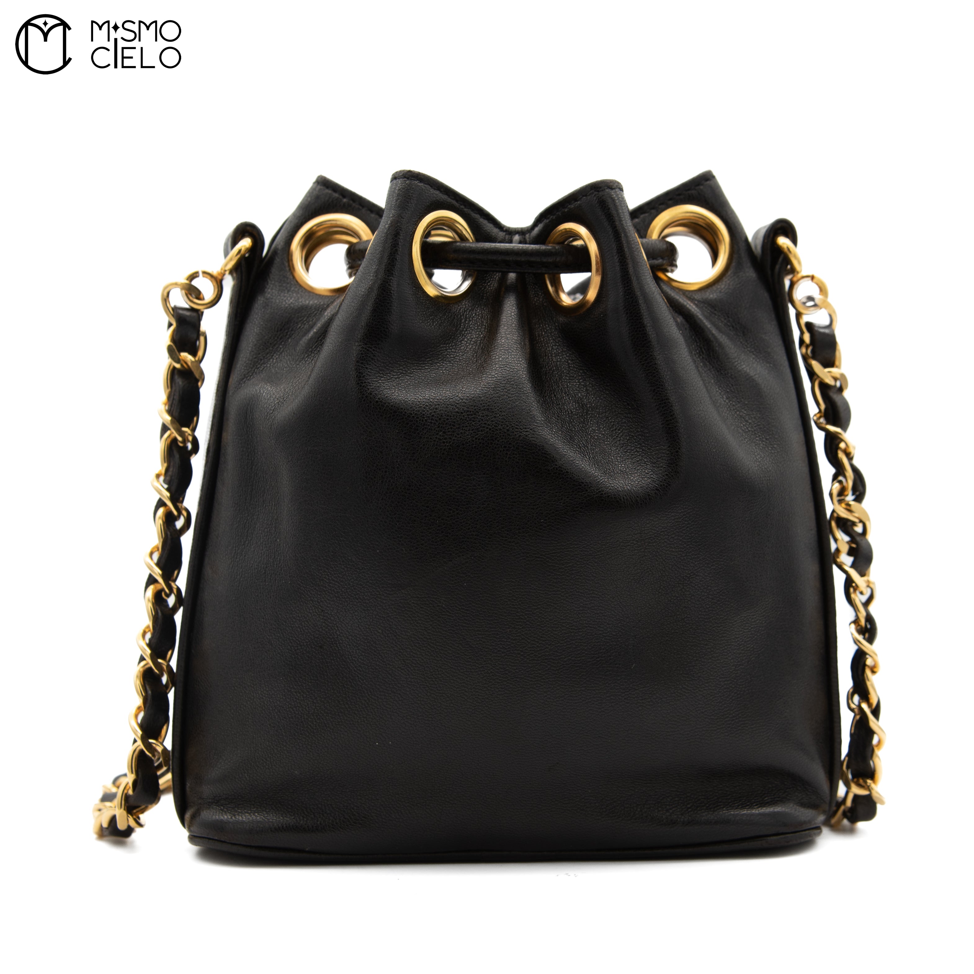 Lambskin Bucket Shoulder Bag