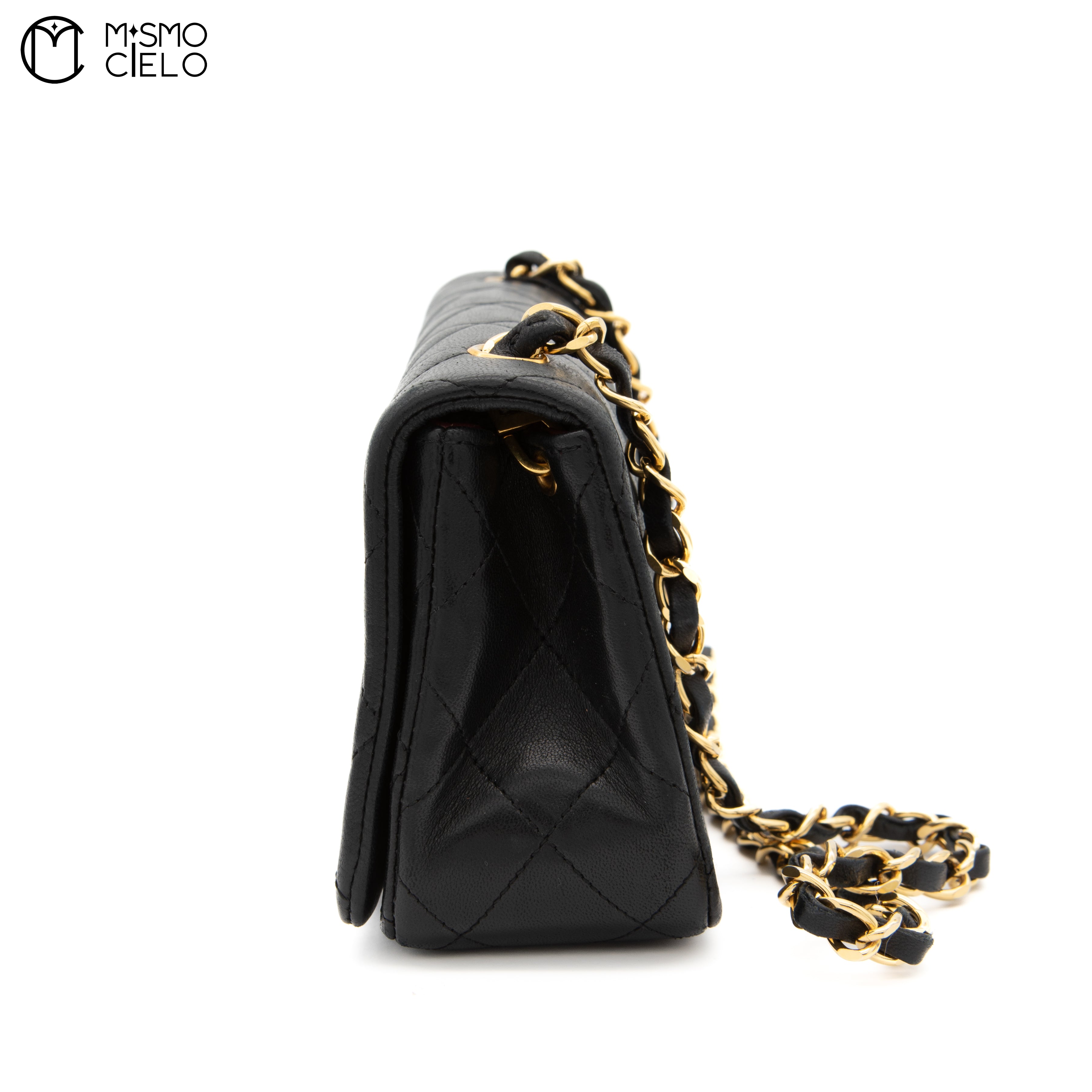 Black Lambskin Clutch