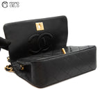 Black Lambskin Clutch