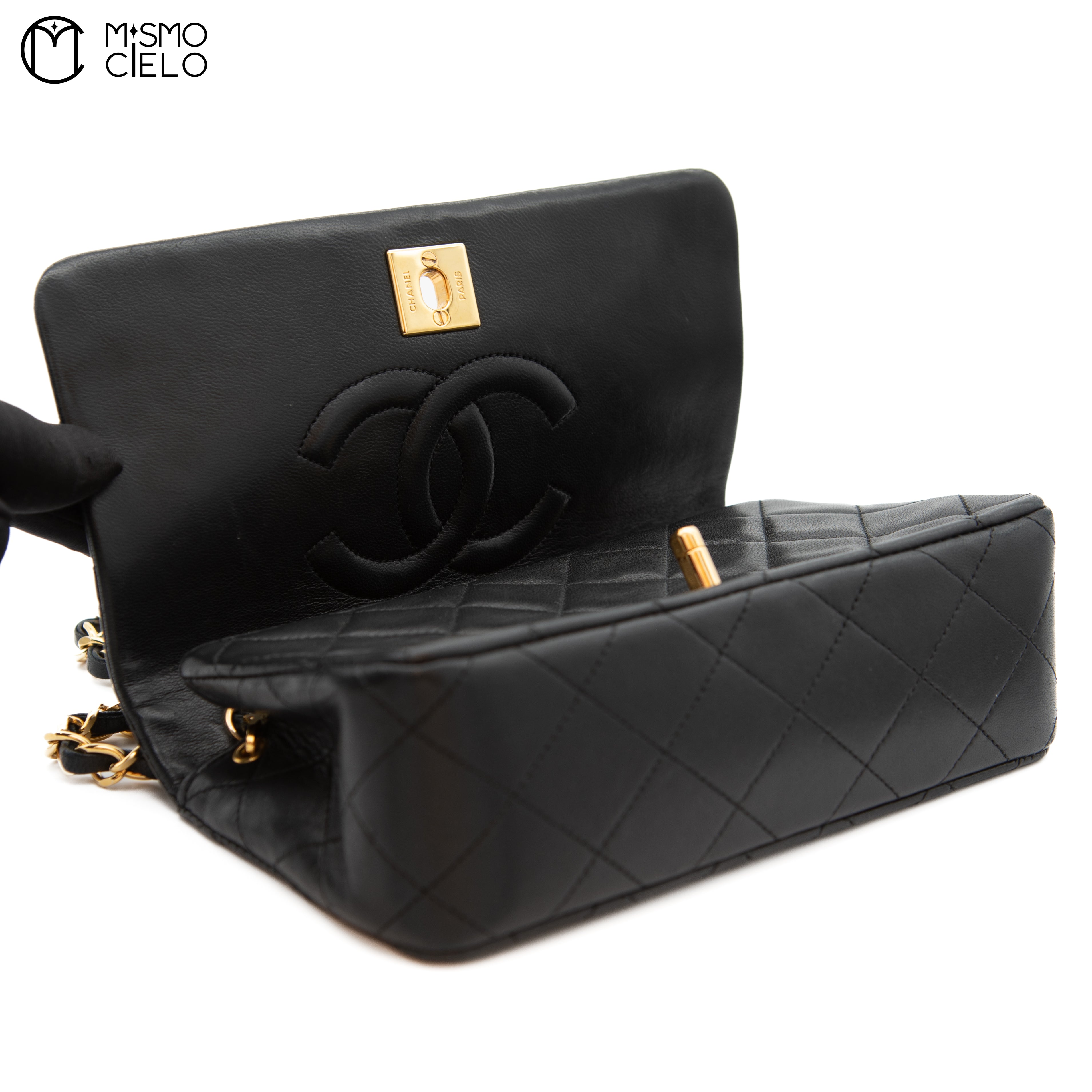 Black Lambskin Clutch
