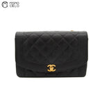 Black Caviar Diana Medium Shoulder Bag