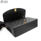 Black Caviar Diana Medium Shoulder Bag