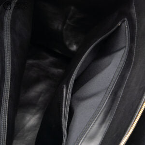 Black Lambskin Supermodel Shoulder Bag