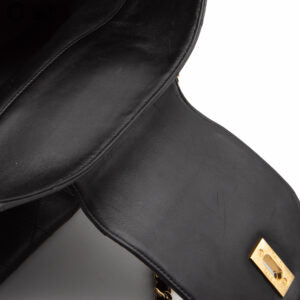Black Lambskin Supermodel Shoulder Bag