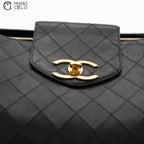 Black Lambskin Supermodel Shoulder Bag