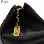 Black Lambskin Supermodel Shoulder Bag