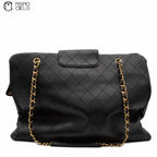 Black Lambskin Supermodel Shoulder Bag