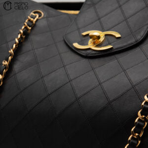 Black Lambskin Supermodel Shoulder Bag