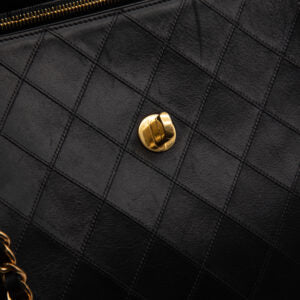 Black Lambskin Supermodel Shoulder Bag