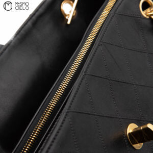 Black Lambskin Supermodel Shoulder Bag