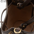 Ophidia GG Small Brown Bucket Bag