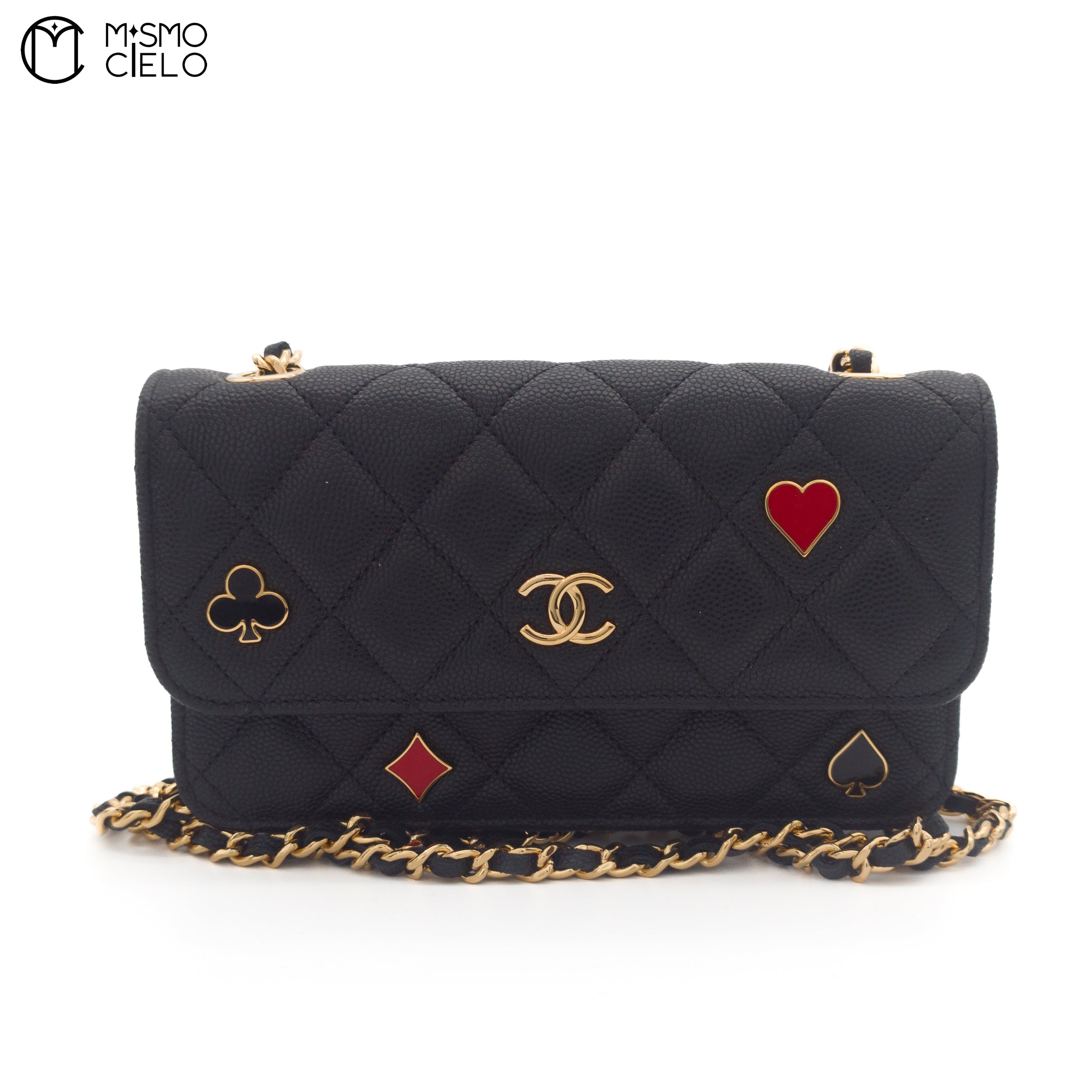 Caviar Skin Matelasse Chain Wallet 2023 Casino Cruise Line