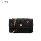 Caviar Skin Matelasse Chain Wallet 2023 Casino Cruise Line