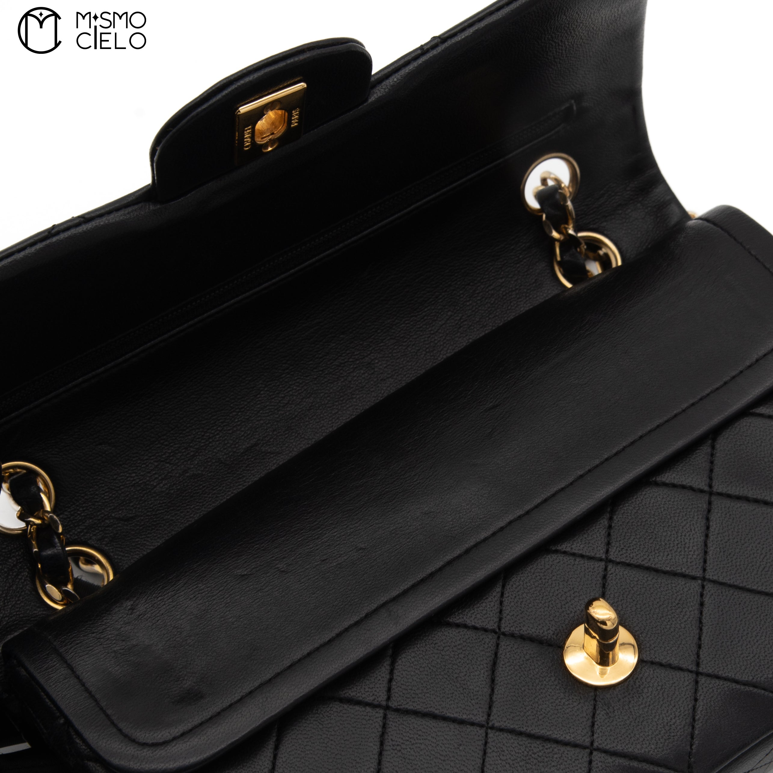 Matelasse Shoulder Bag Double Flap 23