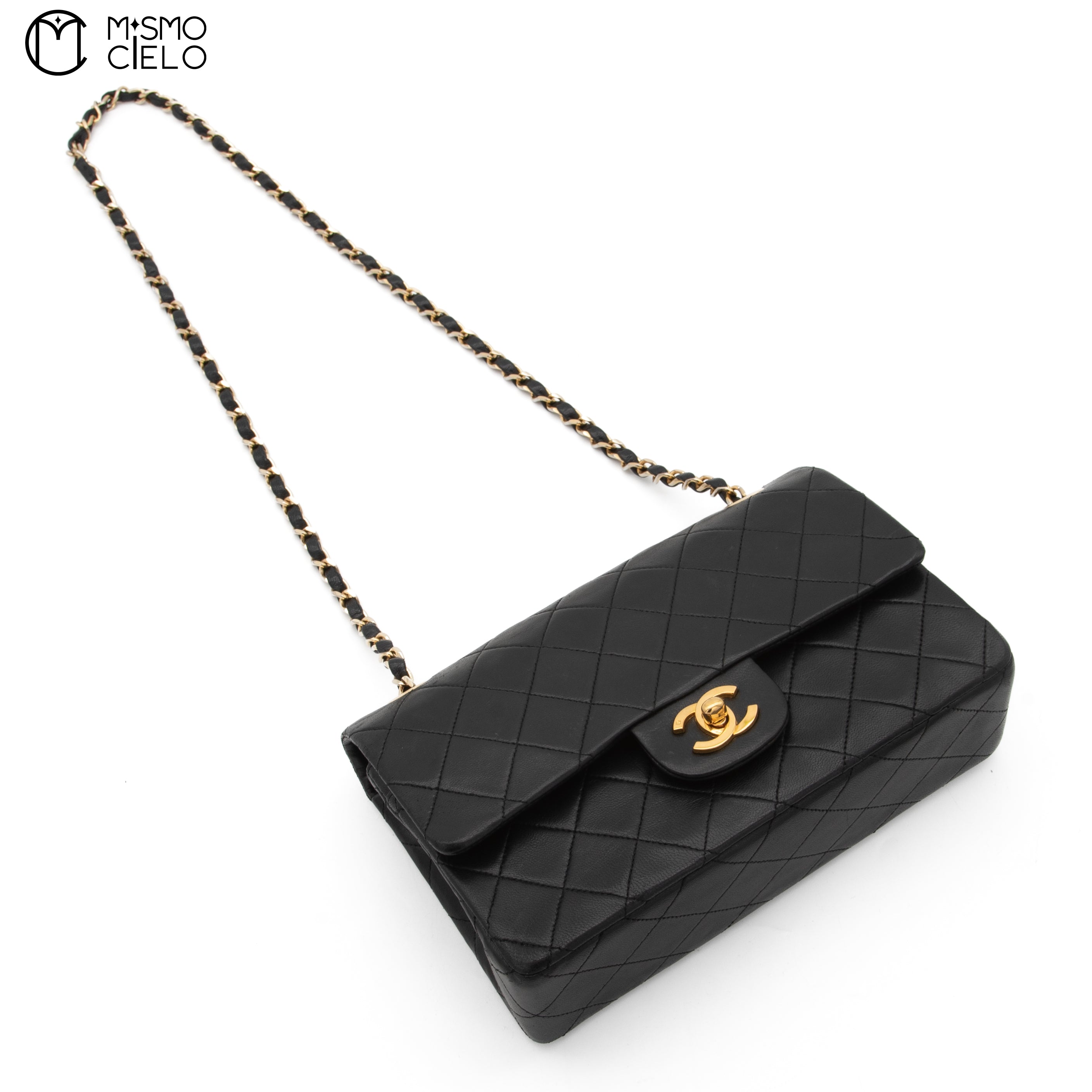 Matelasse Shoulder Bag Double Flap 23