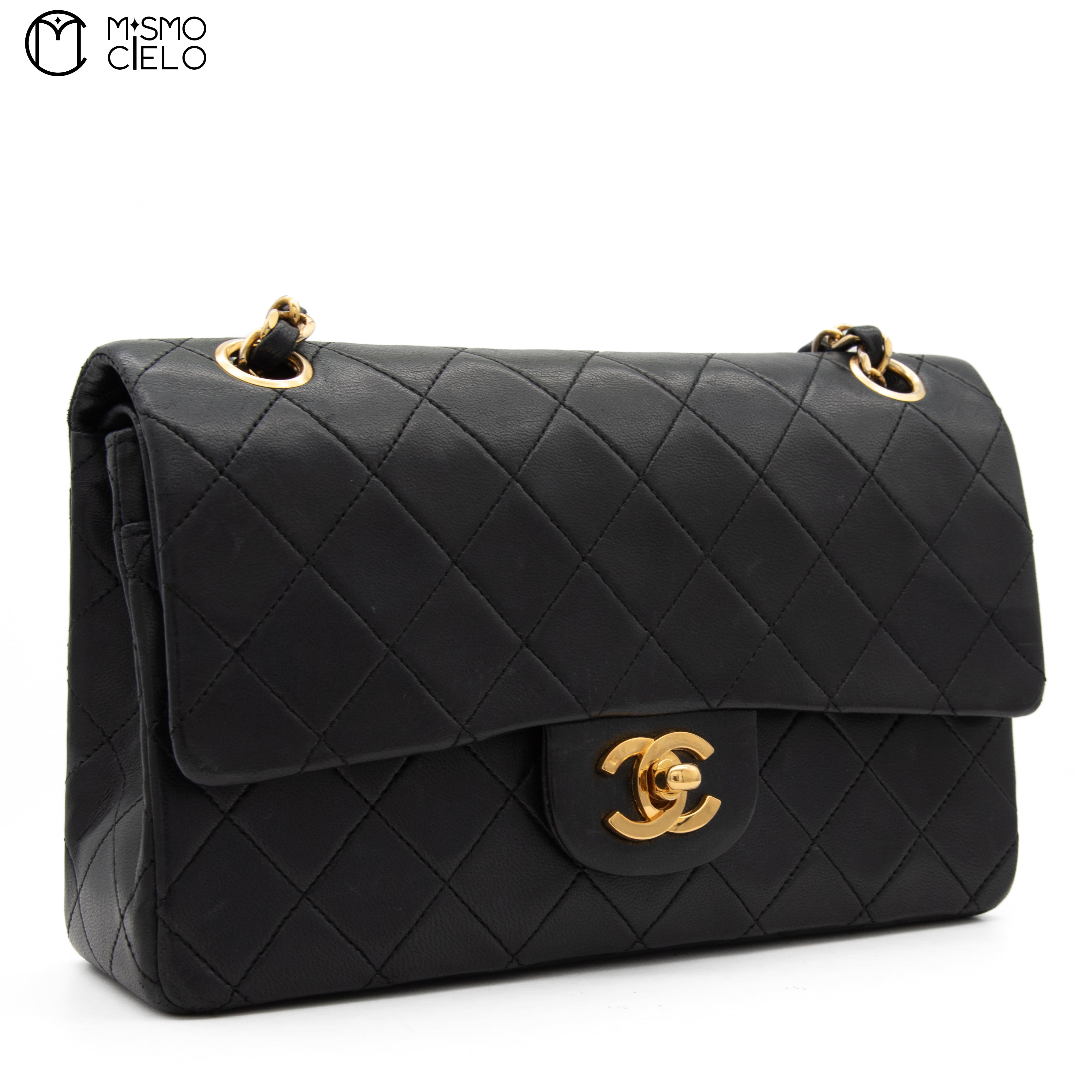 Matelasse Shoulder Bag Double Flap 23