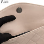 Caviar Skin Coco Mark Semi-Shoulder Bag