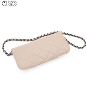 Caviar Skin Coco Mark Semi-Shoulder Bag