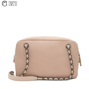 Caviar Skin Coco Mark Semi-Shoulder Bag