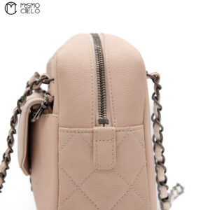 Caviar Skin Coco Mark Semi-Shoulder Bag